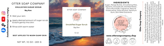 Bay Rum Emulsified Sugar Scrub
