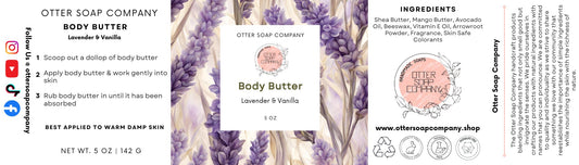 Lavender & Vanilla Whipped Body Butter
