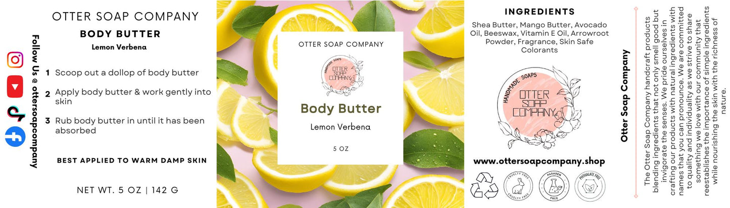 Lemon Verbena Whipped Body Butter