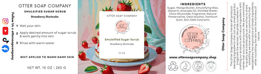 Strawberry Shortcake Emulsified Sugar Scrub
