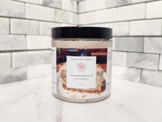 Coconut Cream Pie Emulsified Sugar Scrub