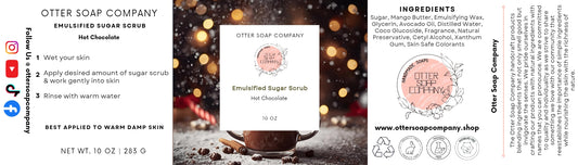 Hot Choclate Emulsified Sugar Scrub