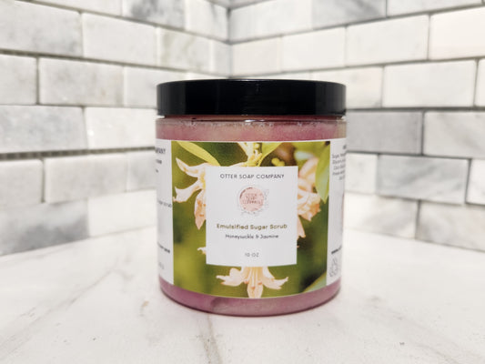 Honeysuckle & Jasmine Emulsified Sugar Scrub