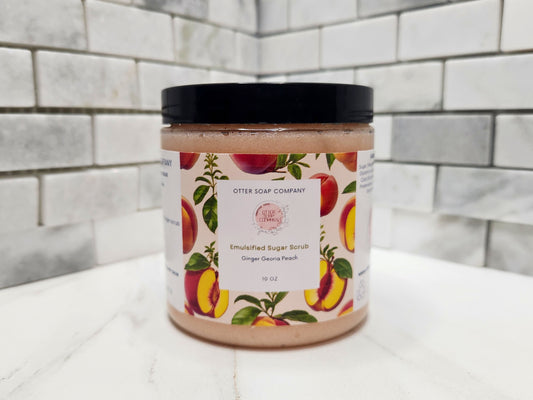 Ginger Georgia Peach Emulsified Sugar Scrub