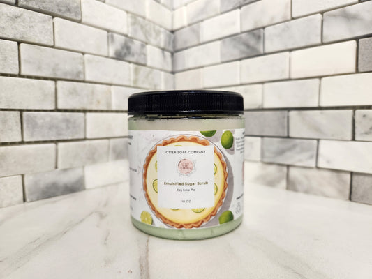 Key Lime Pie Emulsified Sugar Scrub