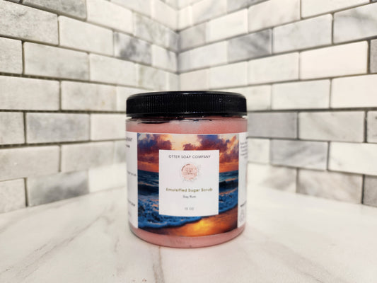 Bay Rum Emulsified Sugar Scrub