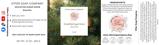 Divine Pine Emulsified Sugar Scrub