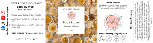Oatmeal n' Honey Whipped Body Butter