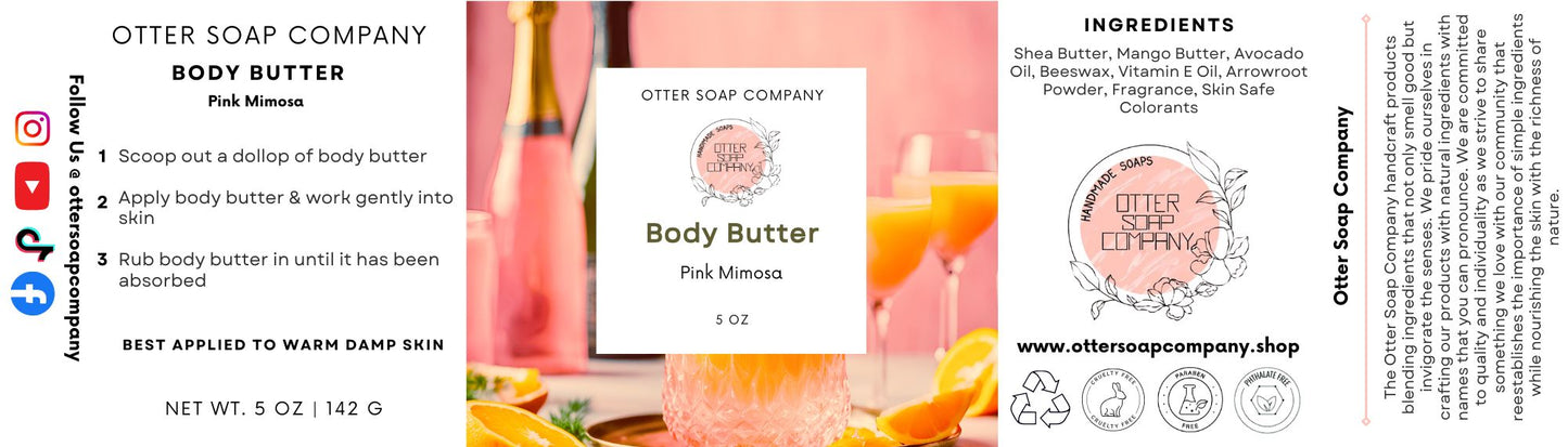 Pink Mimosa Whipped Body Butter