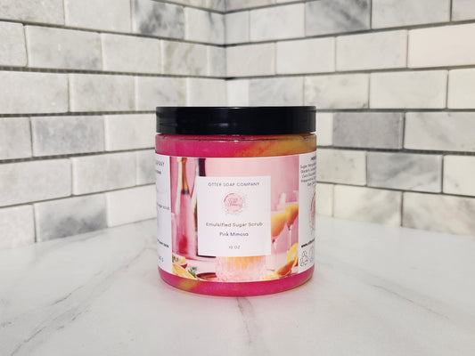Pink Mimosa Emulsified Sugar Scrub