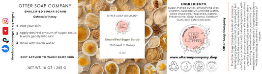 Oatmeal n' Honey Emulsified Sugar Scrub