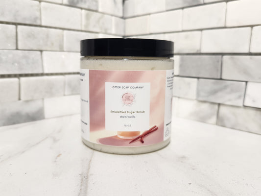 Warm Vanilla  Emulsified Sugar Scrub